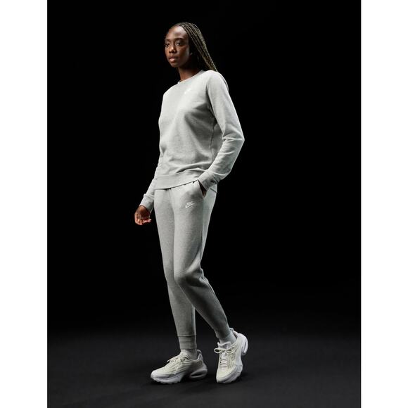 NWT Nike Women's Sportswear Club, Dark Grey Heather/White M - Picture 7 of 7